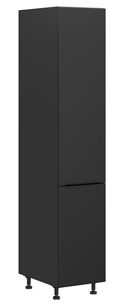 Szafka kuchenna dolna wysoka Sole L6 40 cm prawa czarny mat 185443