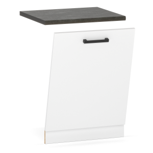 Szafka Kuchenna Front Do Zabudowy Zmywarki 60Cm Biały Mat 520546 Szafka Kuchenna Front Do Zabudowy Zmywarki 60Cm Biały Mat 520546