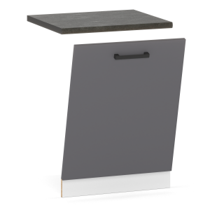 Szafka Kuchenna Front Do Zabudowy Zmywarki 60Cm Grafit 520536 Szafka Kuchenna Front Do Zabudowy Zmywarki 60Cm Grafit 520536