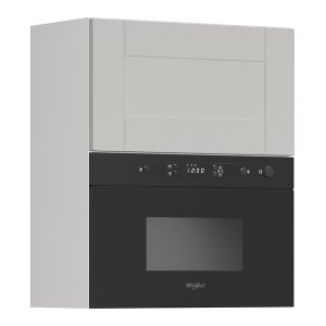 Szafka kuchenna górna Edan 60 cm z czarną mikrofalą kaszmir 833852