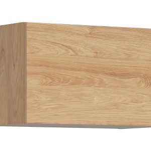 Szafka kuchenna górna Hamper 60 cm uchylna dąb hikora 398983