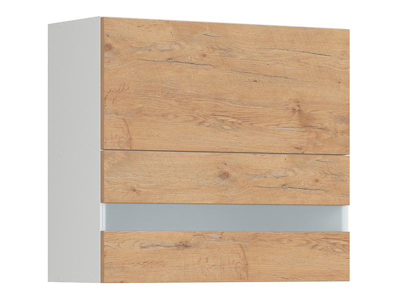Szafka kuchenna górna Hamper 80 cm uchylna dąb lancelot 402941