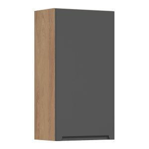 Szafka kuchenna górna Iris 50 cm lewa grafitowa 454691