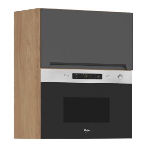 Szafka kuchenna górna Iris 60 cm grafitowa z mikrofalą inox 816030 Szafka kuchenna górna Iris 60 cm grafitowa z mikrofalą inox 816030