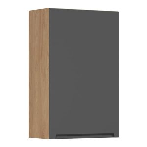 Szafka kuchenna górna Iris 60 cm lewa grafitowa 454695 Szafka kuchenna górna Iris 60 cm lewa grafitowa 454695