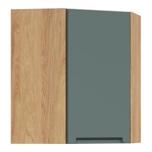 Szafka kuchenna górna Iris 60 cm narożna prawa zieleń boho 314525