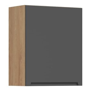 Szafka kuchenna górna Iris 60 cm prawa grafitowa 454694