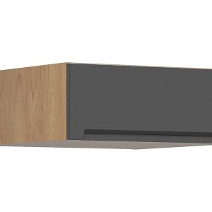 Szafka kuchenna górna Iris 60 cm uchylna grafitowa 454701