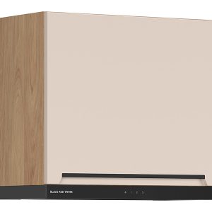 Szafka kuchenna górna Iris 60 cm z czarnym okapem alhamra mat 817134 Szafka kuchenna górna Iris 60 cm z czarnym okapem alhamra mat 817134