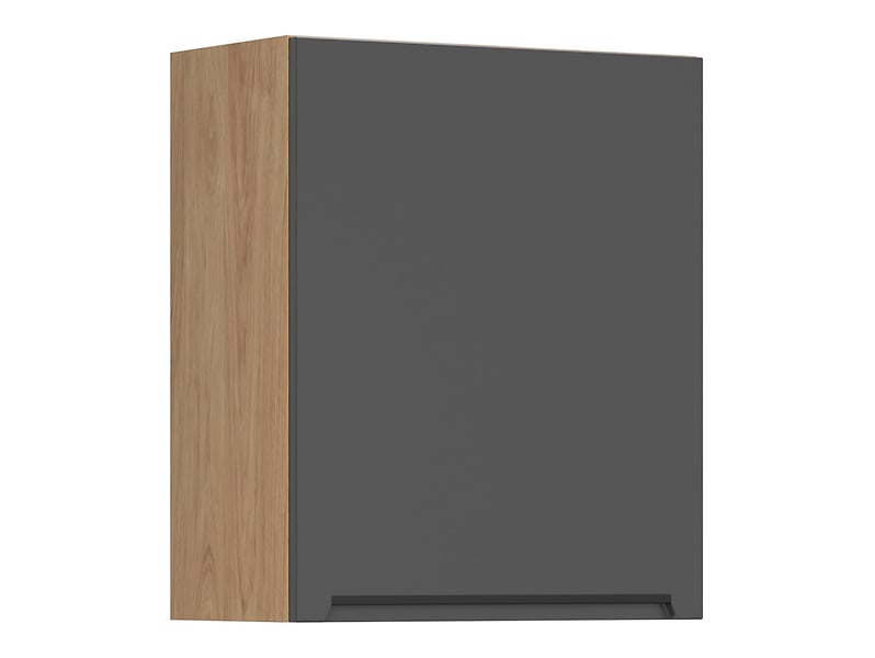 Szafka kuchenna górna Iris 60 cm z ociekarką prawa grafit 454655