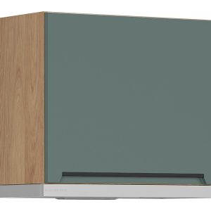 Szafka kuchenna górna Iris 60 cm z okapem inox zielony boho mat 817979 Szafka kuchenna górna Iris 60 cm z okapem inox zielony boho mat 817979