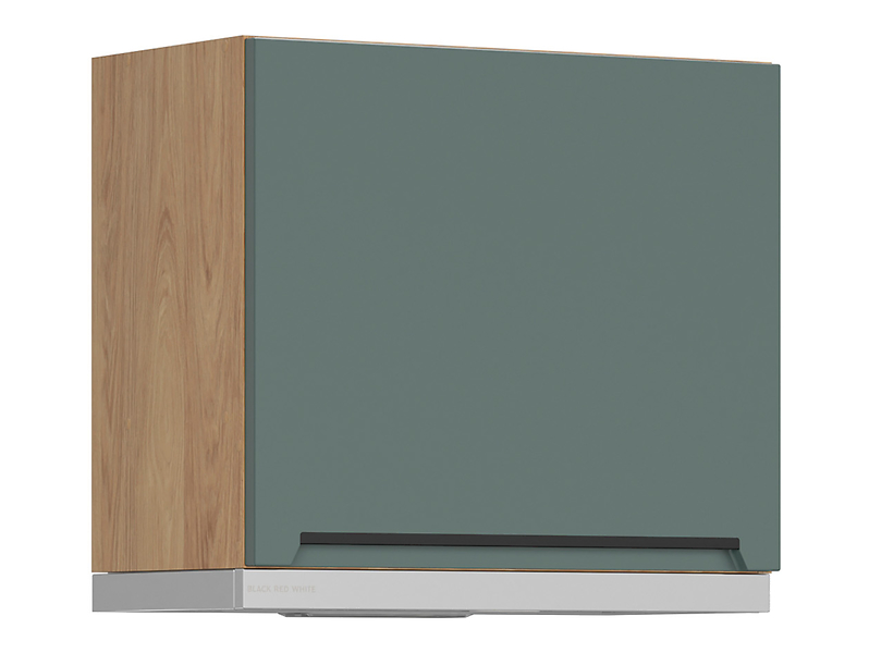 Szafka kuchenna górna Iris 60 cm z okapem inox zielony boho mat 817979