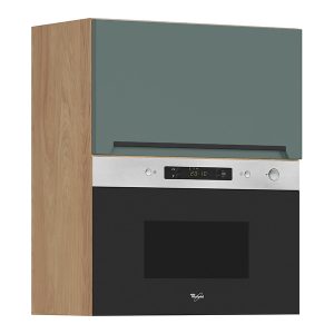 Szafka kuchenna górna Iris 60 cm zieleń boho mat z mikrofalą inox 816031 Szafka kuchenna górna Iris 60 cm zieleń boho mat z mikrofalą inox 816031