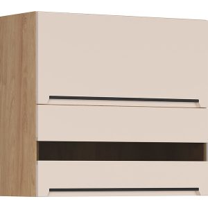 Szafka kuchenna górna Iris 80 cm z witryną uchylna alahamra mat 454516 Szafka kuchenna górna Iris 80 cm z witryną uchylna alahamra mat 454516