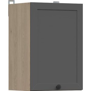 Szafka kuchenna górna Junona Line 40 cm z drzwiami lewa/prawa dąb bernstein/grafit 308978