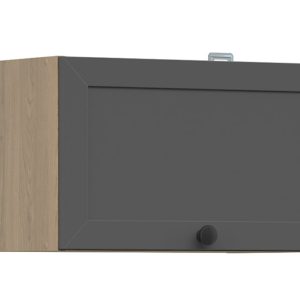 Szafka kuchenna górna Junona Line 50 cm nad okap dąb bernstein/grafit 309805