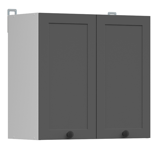 Szafka kuchenna górna Junona Line 60 cm dwudrzwiowa grafit 75364