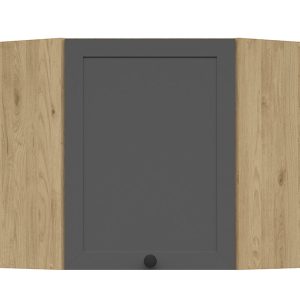 Szafka kuchenna górna Junona Line 60 cm narożna lewa/prawa dąb bernstein/grafit 309804 Szafka kuchenna górna Junona Line 60 cm narożna lewa/prawa dąb bernstein/grafit 309804