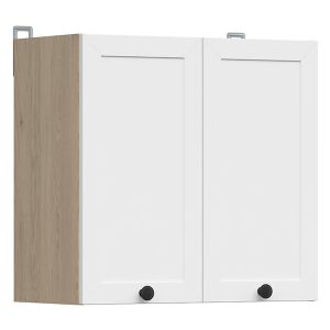 Szafka kuchenna górna Junona Line 60 cm z 2 drzwiami dąb bernstein/biały 310476 Szafka kuchenna górna Junona Line 60 cm z 2 drzwiami dąb bernstein/biały 310476