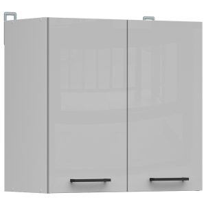 Szafka kuchenna górna Junona Line 80 cm dwudrzwiowa jasny szary połysk 75323 Szafka kuchenna górna Junona Line 80 cm dwudrzwiowa jasny szary połysk 75323