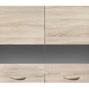 Szafka kuchenna górna Junona Line 80 cm dwudrzwiowa z witryną dąb sonoma 95327 Szafka kuchenna górna Junona Line 80 cm dwudrzwiowa z witryną dąb sonoma 95327