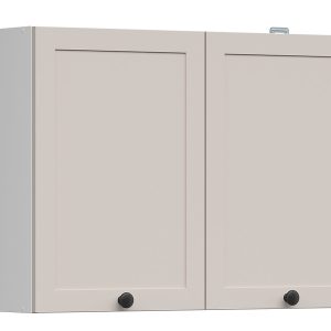 Szafka kuchenna górna Junona Line 80 cm z 2 drzwiami biały/uni kaszmir 866382 Szafka kuchenna górna Junona Line 80 cm z 2 drzwiami biały/uni kaszmir 866382