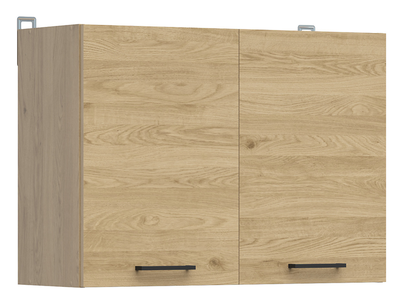 Szafka kuchenna górna Junona Line 80 cm z 2 drzwiami dąb bernstein 270153