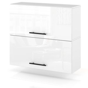 Szafka kuchenna górna klapowa 80cm spremium biały połysk 374226 Szafka kuchenna górna klapowa 80cm spremium biały połysk 374226