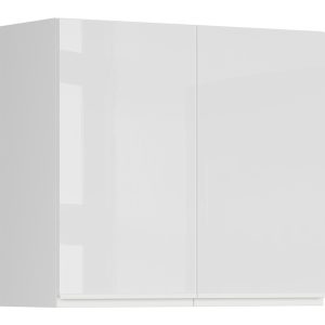 Szafka kuchenna górna Sole 80 cm dwudrzwiowa biały połysk 32835