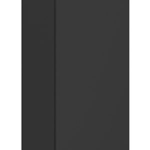 Szafka kuchenna górna Sole L6 40 cm prawa czarny mat 185551 Szafka kuchenna górna Sole L6 40 cm prawa czarny mat 185551