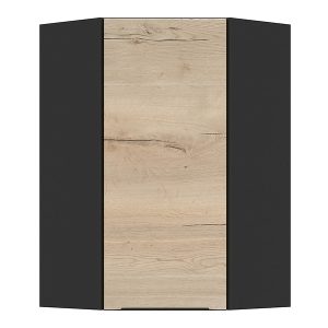 Szafka kuchenna górna Sole L6 60 cm narożna lewa dąb halifax natura 56671