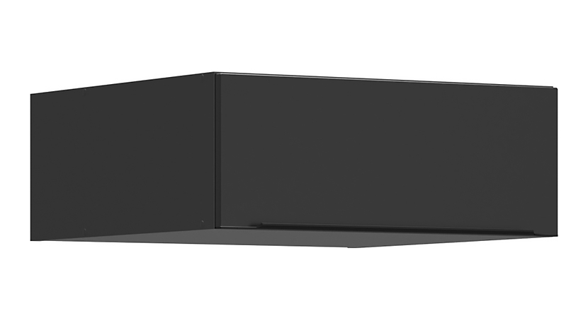 Szafka kuchenna górna Sole L6 60 cm uchylna czarny mat 185657
