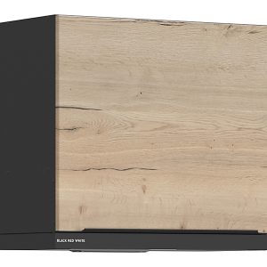 Szafka kuchenna górna Sole L6 60 cm z okapem uchylna dąb halifax natura 377731
