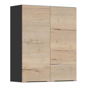 Szafka kuchenna górna Sole L6 80 cm dwudrzwiowa dąb halifax natura 56647
