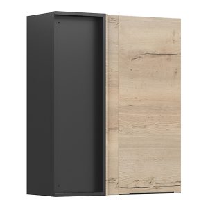 Szafka kuchenna górna Sole L6 80 cm narożna lewa dąb halifax natura zabudowuje naroże 80x95cm 56673