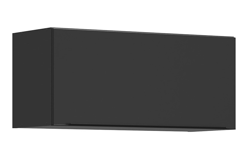 Szafka kuchenna górna Sole L6 80 cm uchylna czarny mat 185589