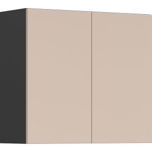 Szafka kuchenna górna Tabes_2 80 cm dwudrzwiowa migdałowy beż 1101725