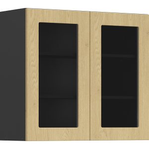 Szafka kuchenna górna Tabes_2 80 cm dwudrzwiowa z witryną dąb cremona 1101726 Szafka kuchenna górna Tabes_2 80 cm dwudrzwiowa z witryną dąb cremona 1101726
