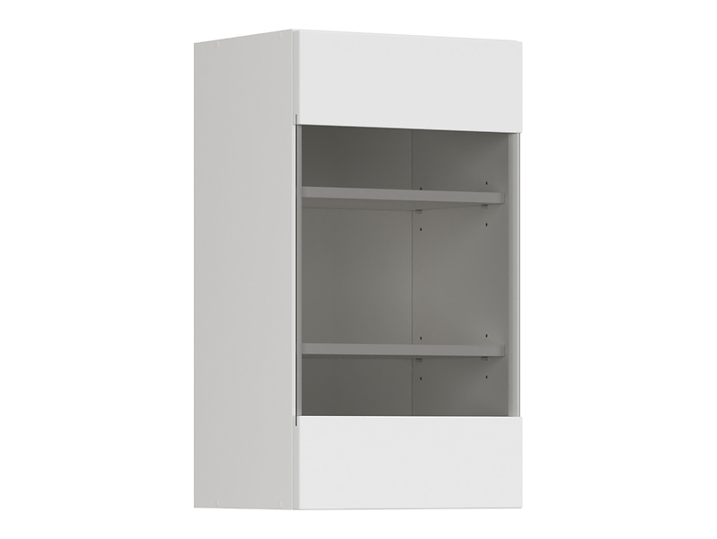 Szafka kuchenna górna Top Line 2 40 cm lewa z witryną śnieżny super mat 389546