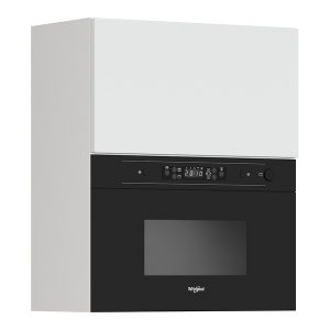 Szafka kuchenna górna Top Line 2 60 cm śnieżny super mat z mikrofalą 664093