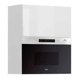 Szafka kuchenna górna Top Line 60 cm z mikrofalą uchylna biały połysk 139829