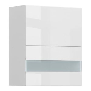 Szafka kuchenna górna Top Line 60 cm z witryną uchylna biały połysk 36768 Szafka kuchenna górna Top Line 60 cm z witryną uchylna biały połysk 36768