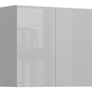 Szafka kuchenna górna Top Line 80 cm dwudrzwiowa szary połysk 36785 Szafka kuchenna górna Top Line 80 cm dwudrzwiowa szary połysk 36785