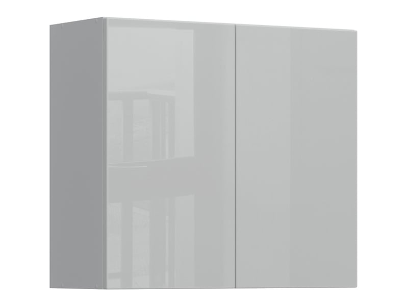 Szafka kuchenna górna Top Line 80 cm dwudrzwiowa szary połysk 36785