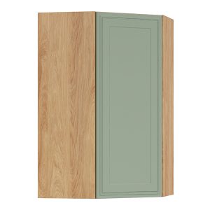 Szafka kuchenna górna Verdi 60 cm narożna prawa dąb hikora/szałwia mat 926303