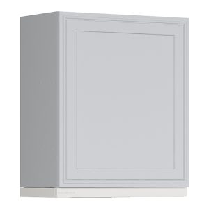 Szafka kuchenna górna Verdi 60 cm z białym okapem lewa jasny szary mat 377724 Szafka kuchenna górna Verdi 60 cm z białym okapem lewa jasny szary mat 377724