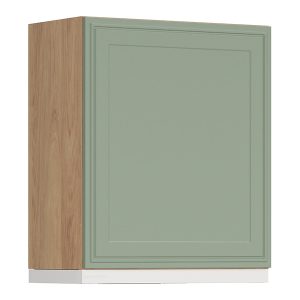 Szafka kuchenna górna Verdi 60 cm z białym okapem lewa szałwia mat 926294 Szafka kuchenna górna Verdi 60 cm z białym okapem lewa szałwia mat 926294