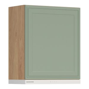 Szafka kuchenna górna Verdi 60 cm z białym okapem prawa szałwia mat 926289 Szafka kuchenna górna Verdi 60 cm z białym okapem prawa szałwia mat 926289