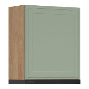Szafka kuchenna górna Verdi 60 cm z czarnym okapem lewa szałwia mat 926293 Szafka kuchenna górna Verdi 60 cm z czarnym okapem lewa szałwia mat 926293