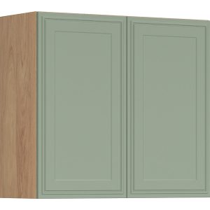 Szafka kuchenna górna Verdi 80 cm z ociekarką dwudrzwiowa dąb hikora/szałwia mat 926320 Szafka kuchenna górna Verdi 80 cm z ociekarką dwudrzwiowa dąb hikora/szałwia mat 926320